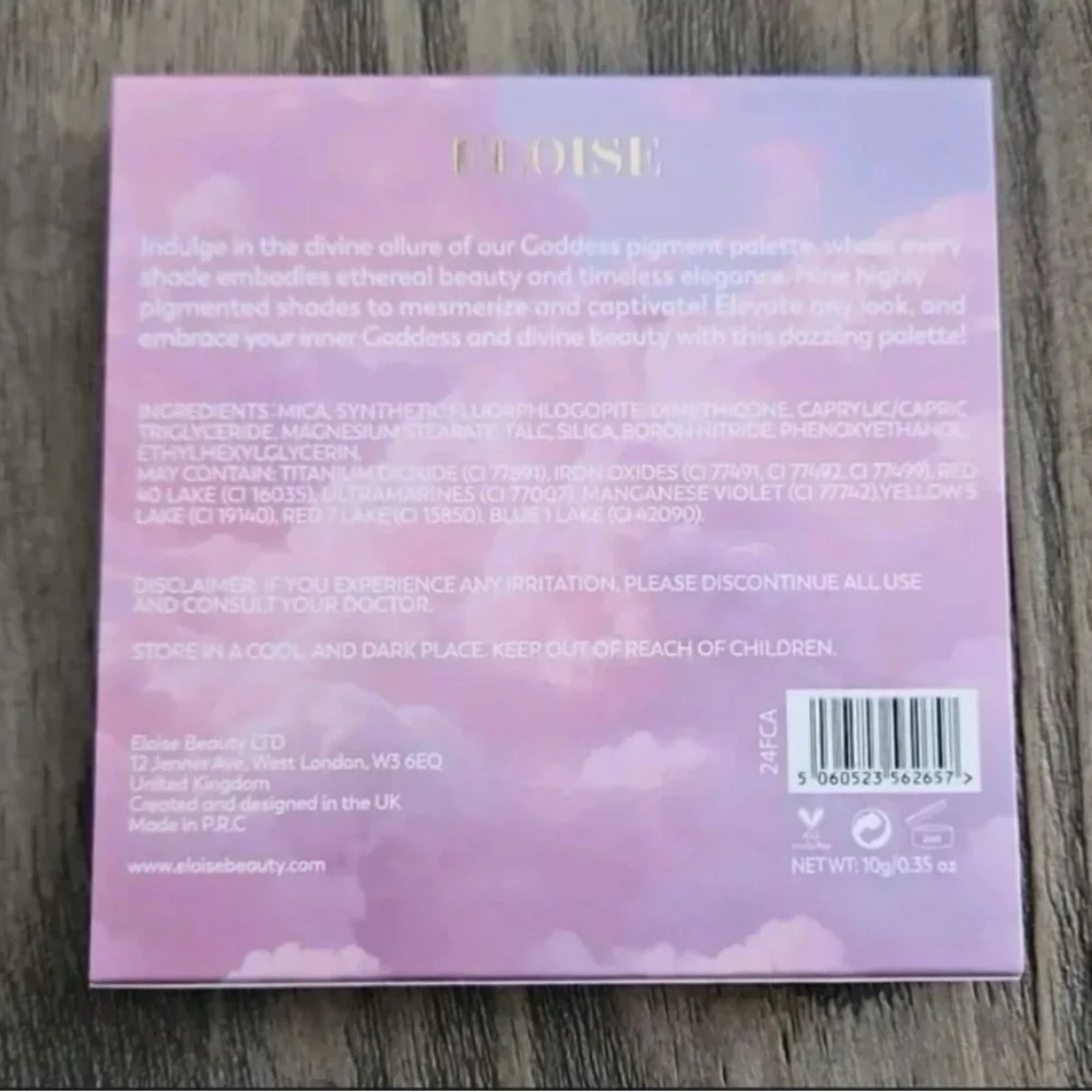 ELOISE BEAUTY GODDESS EYESHADOW PALETTE New In Package 9 SHADES